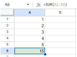 구글시트 SUM